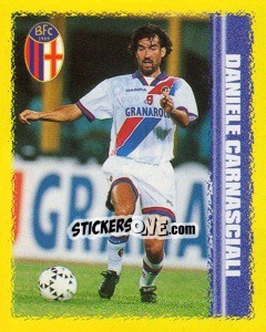 Sticker Daniele Carnasciali - Calcio D'Inizio 1997-1998 - Merlin