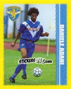 Figurina Daniele Adani - Calcio D'Inizio 1997-1998 - Merlin