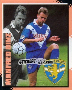 Sticker Manfred Binz - Calcio D'Inizio 1997-1998 n. 31 - Merlin