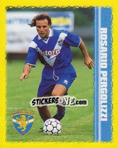 Figurina Rosario Pergolizzi - Calcio D'Inizio 1997-1998 - Merlin