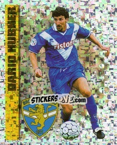 Sticker Dario Hubner - Calcio D'Inizio 1997-1998 - Merlin