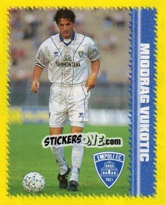 Sticker Miodrag Vukotic - Calcio D'Inizio 1997-1998 - Merlin