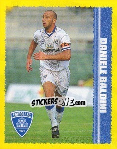 Sticker Daniele Baldini - Calcio D'Inizio 1997-1998 - Merlin