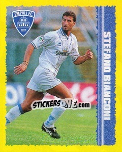 Sticker Stefano Bianconi - Calcio D'Inizio 1997-1998 - Merlin