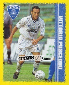 Figurina Vittorio Pusceddu - Calcio D'Inizio 1997-1998 - Merlin