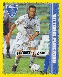 Figurina Vittorio Pusceddu - Calcio D'Inizio 1997-1998 n. 44 - Merlin