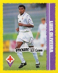 Figurina Luis Oliveira - Calcio D'Inizio 1997-1998 n. 48 - Merlin