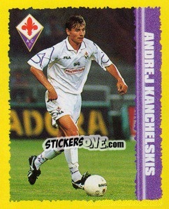 Sticker Andrei Kanchelskis - Calcio D'Inizio 1997-1998 n. 49 - Merlin