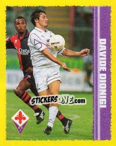 Sticker Davide Dionigi - Calcio D'Inizio 1997-1998 - Merlin
