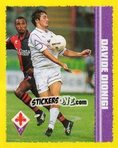 Figurina Davide Dionigi - Calcio D'Inizio 1997-1998 - Merlin