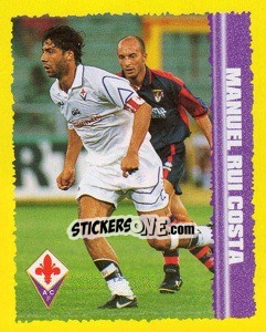 Sticker Manuel Rui Costa - Calcio D'Inizio 1997-1998 n. 54 - Merlin