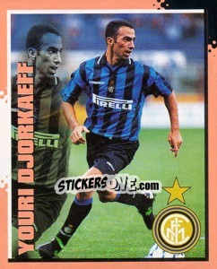 Sticker Youri Djorkaeff - Calcio D'Inizio 1997-1998 n. 56 - Merlin