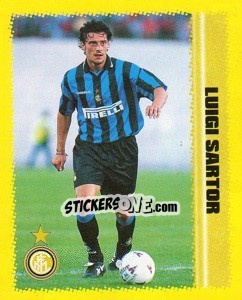 Sticker Luigi Sartor - Calcio D'Inizio 1997-1998 - Merlin