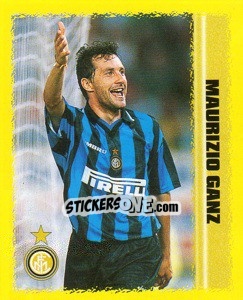 Sticker Maurizio Ganz - Calcio D'Inizio 1997-1998 - Merlin