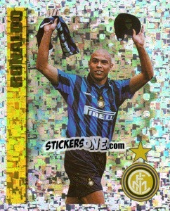 Figurina Ronaldo - Calcio D'Inizio 1997-1998 - Merlin