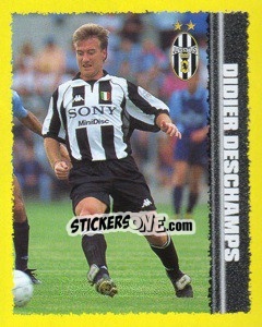 Sticker Didier Deschamps - Calcio D'Inizio 1997-1998 - Merlin