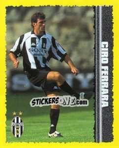 Sticker Ciro Ferrara - Calcio D'Inizio 1997-1998 n. 67 - Merlin