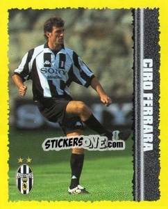 Figurina Ciro Ferrara - Calcio D'Inizio 1997-1998 - Merlin