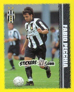 Sticker Fabio Pecchia - Calcio D'Inizio 1997-1998 - Merlin