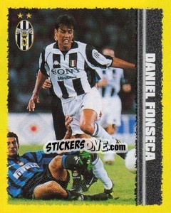 Figurina Daniel Fonseca - Calcio D'Inizio 1997-1998 - Merlin