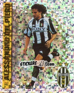 Sticker Alessandro Del Piero - Calcio D'Inizio 1997-1998 n. 72 - Merlin