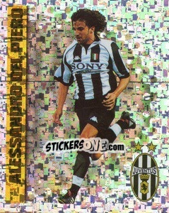 Sticker Alessandro Del Piero - Calcio D'Inizio 1997-1998 - Merlin