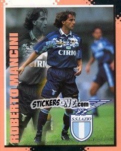 Figurina Roberto Mancini - Calcio D'Inizio 1997-1998 - Merlin