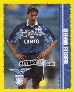 Figurina Diego Fuser - Calcio D'Inizio 1997-1998 - Merlin