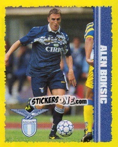 Figurina Alen Boksic - Calcio D'Inizio 1997-1998 - Merlin