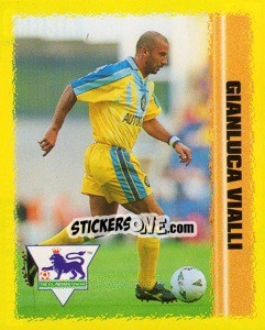 Sticker Gianluca Vialli - Calcio D'Inizio 1997-1998 - Merlin
