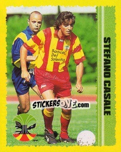 Figurina Stefano Casale - Calcio D'Inizio 1997-1998 - Merlin