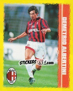 Sticker Demetrio Albertini - Calcio D'Inizio 1997-1998 n. 102 - Merlin