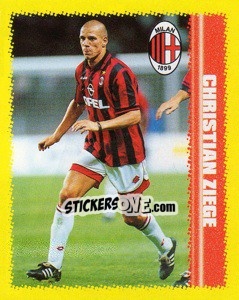 Figurina Christian Ziege - Calcio D'Inizio 1997-1998 - Merlin