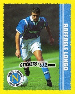 Sticker Raffaele Longo - Calcio D'Inizio 1997-1998 - Merlin