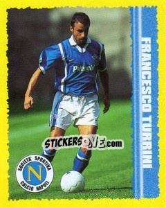 Sticker Francesco Turrini - Calcio D'Inizio 1997-1998 - Merlin
