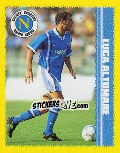 Sticker Luca Altomare - Calcio D'Inizio 1997-1998 - Merlin