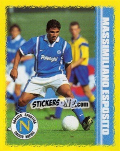 Sticker Massimiliano Esposito - Calcio D'Inizio 1997-1998 - Merlin