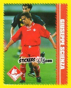 Sticker Giuseppe Scienza - Calcio D'Inizio 1997-1998 - Merlin