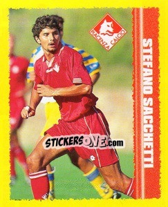 Sticker Stefano Sacchetti - Calcio D'Inizio 1997-1998 n. 128 - Merlin