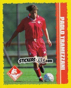 Sticker Paolo Tramezzani - Calcio D'Inizio 1997-1998 - Merlin