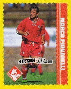 Sticker Marco Piovanelli - Calcio D'Inizio 1997-1998 n. 130 - Merlin