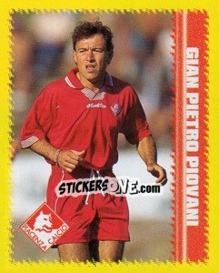 Sticker Gian Pietro Piovani - Calcio D'Inizio 1997-1998 n. 133 - Merlin