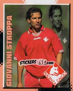 Sticker Giovanni Stroppa - Calcio D'Inizio 1997-1998 n. 134 - Merlin