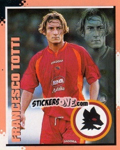 Sticker Francesco Totti - Calcio D'Inizio 1997-1998 - Merlin