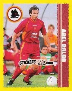 Sticker Abel Balbo - Calcio D'Inizio 1997-1998 - Merlin