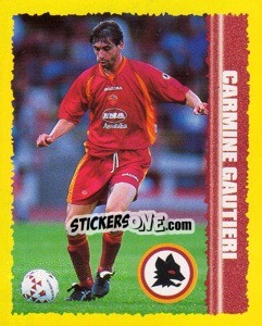 Figurina Carmine Gautieri - Calcio D'Inizio 1997-1998 - Merlin