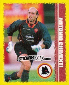 Figurina Antonio Chimenti - Calcio D'Inizio 1997-1998 - Merlin