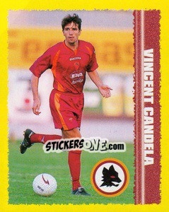 Sticker Vincent Candela - Calcio D'Inizio 1997-1998 - Merlin