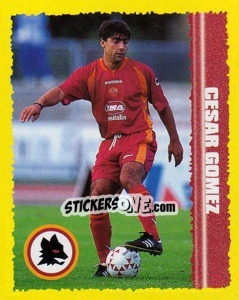 Figurina Cesar Gomez - Calcio D'Inizio 1997-1998 - Merlin