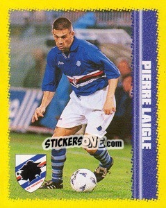 Sticker Pierre Laigle - Calcio D'Inizio 1997-1998 - Merlin